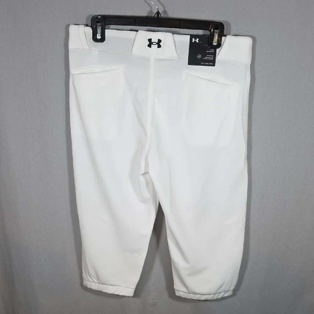 Under Armour White Athletic Pants Girls Size youth XL